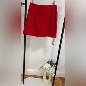 HALARA Red Corduroy Skort With Built In Shorts | NWT | Size S